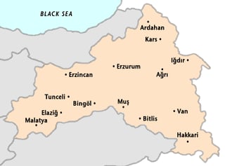Regiones orientales de Turquía