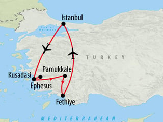 Viaje aéreo desde Fethiye a Estambul