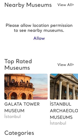 Aplicación Los Museos de Turquía