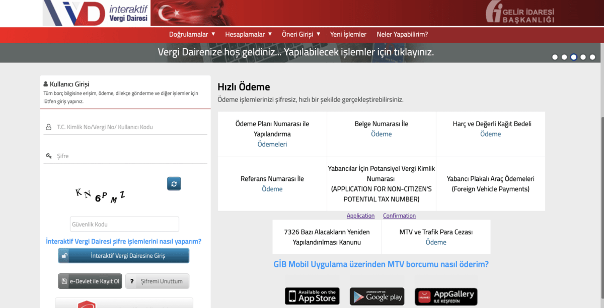 Turkish Tax Number Online for Foreigners